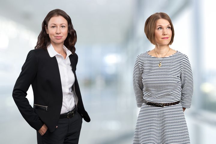 Julkaistun tutkimuksen ovat Etlasta tehneet tutkimuspäällikkö Natalia Kuosmanen (vas.) ja tutkija Nelli Valmari.