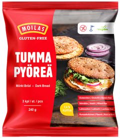 Vuoden 2021 gluteeniton tuote: Moilas Gluten-Free Tumma Pyöreä