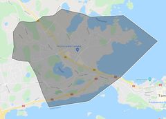 Lielahden McDonald's-ravintolan kuljetusalue.