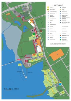 Löydät kartasta kaikki Molok Oy:n toimittamat jätteenkeräyspisteet Loviisan asuntomessuille.