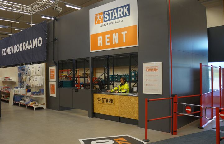 STARK Rent konevuokraustoiminta alkaa Turun Skanssista 13.9.