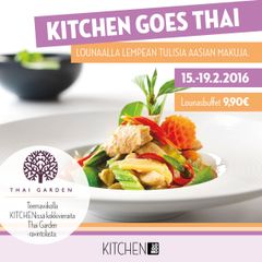 Thai-ruokaviikko tuo väriä lounaspöytään 15.-19.2.