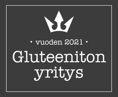 Vuoden 2021 gluteeniton yritys -logo