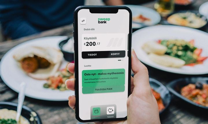 SweepBankin mobiilisovellukseen kehitetään pankkialan Netflix-kokemusta.