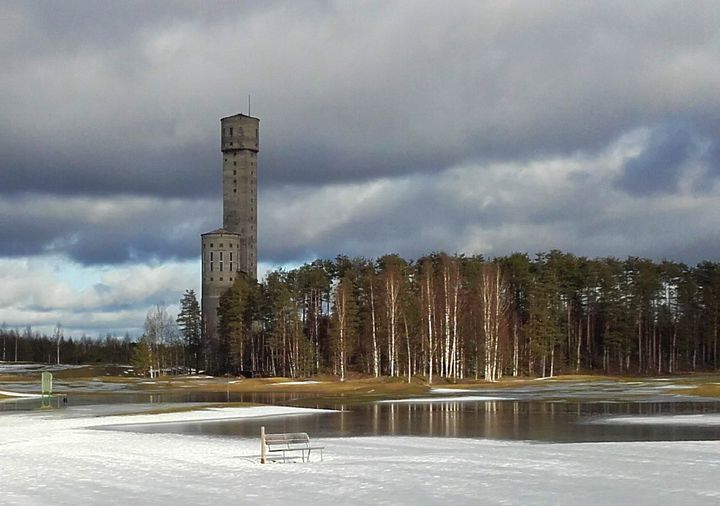 Keretin torni Hautalammen kaivosalueella. Kuva: Mari Heikkinen / Pohjois-Karjalan ELY-keskus.