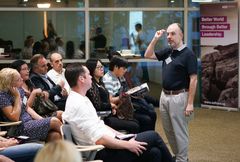 Director Iván Bofarull, Global Insights & Strategic Initiatives, ESADE open the event in Singapore launching ESADE-Aalto MBA for Executives