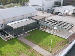 AmbiHeat heat pump plant of Orion pharmaceutical factory in Turku, Finland.