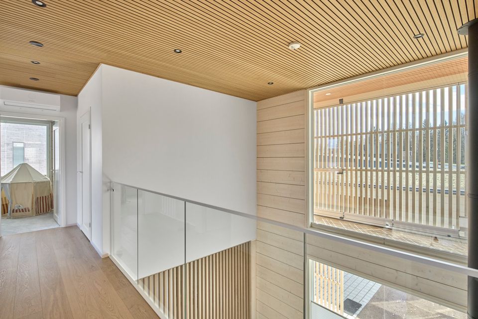 Finnlamelli Villa Musica ylakerran aula