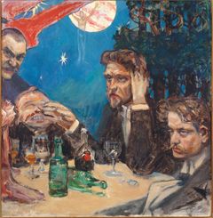 Akseli Gallen-Kallela (Axel Gallén): Probleemi (Symposion), 1894, öljy kankaalle, 58,5 × 56,5 cm