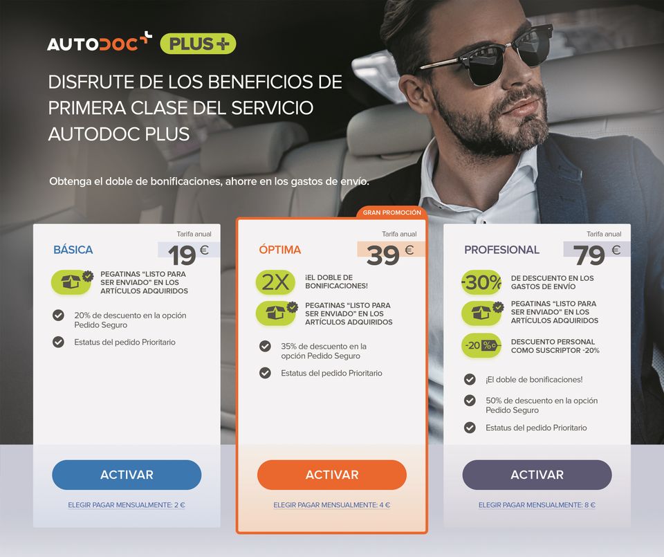 Autodoc launches special concessions programmefor regular customers Autodoc