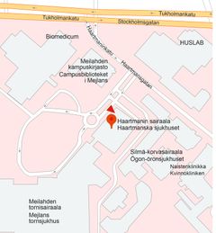 Ingången till Haartmanska sjukhuset
