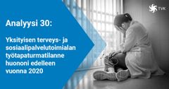 Työtapaturmatilanne synkistyy edelleen sosiaalihuollon laitospalveluissa