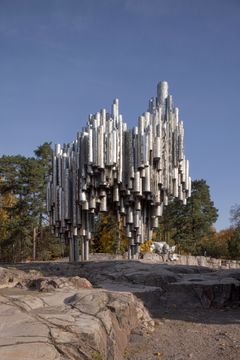 Sibelius-monumentti syksyllä 2021 / Sibeliusmonumentet hösten 2021. Kuva / foto: Rauno Träskelin
