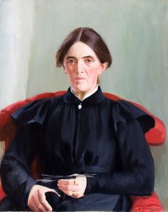 Olga Gummerus-Ehrström: Äidin muotokuva / Mammas porträtt
1898, öljy kankaalle / olja på duk. Gösta Serlachiuksen taidesäätiö / Gösta Serlachius konststiftelse.
Kuva / foto: Teemu Källi