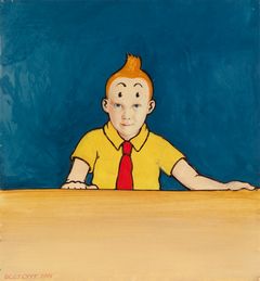 Olli Lyytikäinen: Hergé (1973). Finnish National Gallery / Ateneum Art Museum, deposition 2019. Photo: Finnish National Gallery / Hannu Aaltonen.