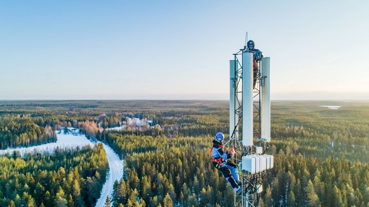 DNA:n 5G-verkko tavoittaa laskennallisesti jo noin 79 % suomalaisista heidän asuinpaikkansa perusteella, mikä tarkoittaa yli 4,4 miljoonaa ihmistä 198 kunnan alueella. Kuva: DNA