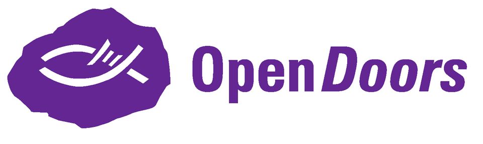 Open Doors logo vaaka