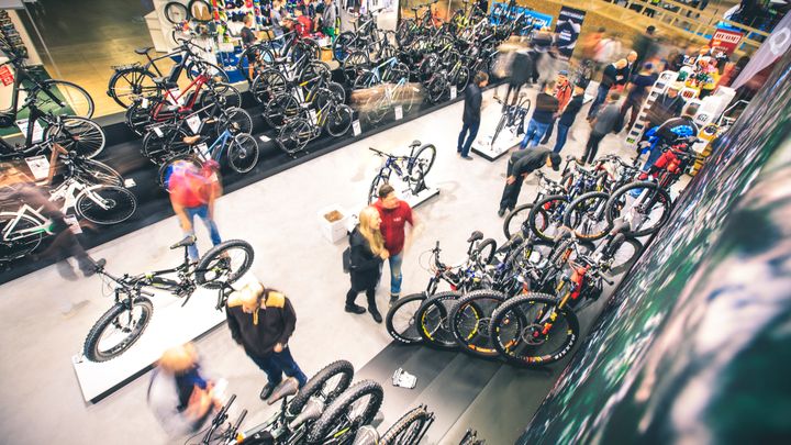 GoExpossa on esillä tulevan kesän uutuuspyörät. Kuva: GoExpo 2018, Messukeskus.