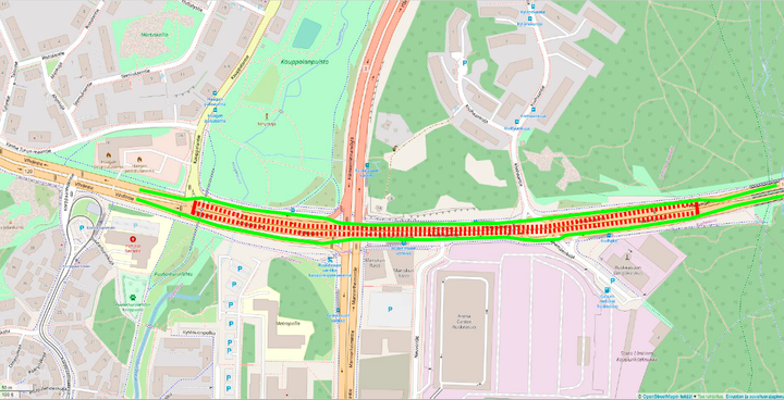 Kuvassa Kivihaan tunnelin varareitti.