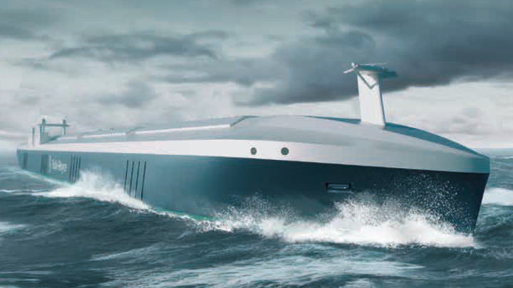 Miltä tulevaisuuden itseohjautuva laiva voi näyttää - Rolls-Roycen näkemys. Rolls-Royce on yksi DIMECC Oy:n johtaman One Sea -ekosysteemin perustajajäsenistä.