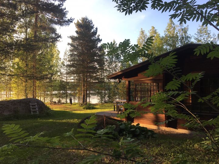 Enheten som visar den finländska sommarstugan med gårdsplan och byggnader är avsedd att öppna 2026. Foto: Museiverket