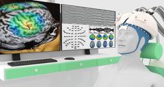 ConnectToBrain-hankkeessa kehitetään uutta mTMS-magneettistimulaatiota neurologisten sairauksien hoitoon. Kuva: Northbay Oy.