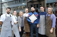 Suomen Gastronomien Seura on myöntänyt Vuoden ravintola 2017 -tunnustuksen helsinkiläiselle ravintola Grönille. Kuva: Pekka Mustonen