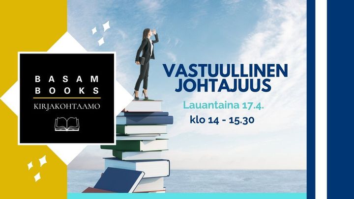 Kirjakohtaamo: Vastuullinen johtajuus la 17.4. klo 14-15:30