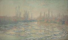 Claude Monet: Jäiden lähtö Seinestä (1880), Musée d´Orsay, Pariisi. Kuva: Musée d´Orsay, Dist. RMN-Grand Palais / Sylvie Chan-Liat