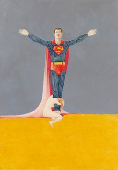 Olli Lyytikäinen: Superman (1971). Kansallisgalleria / Ateneumin taidemuseo, talletus 2019. Kuva: Kansallisgalleria / Hannu Aaltonen.