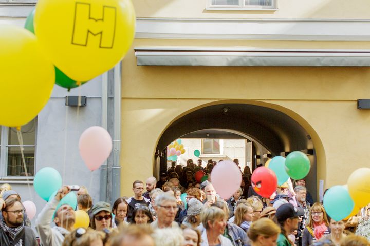 Helsingin kaupunginmuseo saavuttaa miljoonannen kävijän lauantaina 24.11.2018. Kuva: Maija Astikainen.