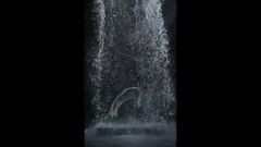 Bill Viola, Tristan’s Ascension (The Sound of a Mountain Under a Waterfall), 2005 Video-sound installation.  (detail) Photo: Kira Perov (c) Bill Viola Studio