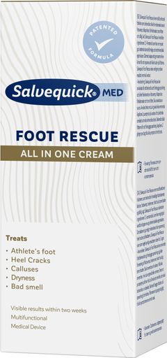 Salvequick Foot Rescue All in One Cream
Pakkauskoko: 100 ml
Jälleenmyynti: Apteekit
Hinta: noin 29 euroa