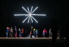 Reflektorissa huipputason valo-, video- ja äänitaide jalkautuu lähelle ihmisiä. Kuva: Hannu Iso-Oja.