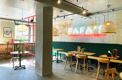 Kallion toinen Fafa's-ravintola Fleminginkadulla.