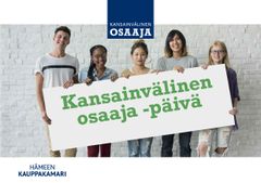 Kansainvälinen osaaja -päivä toteutetaan tällä viikolla (22. - 26.11.2021) yhteistyössä Hämeen ammattikorkeakoulun, LAB–ammattikorkeakoulun ja LUT-yliopiston kanssa.