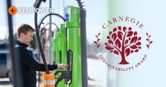 Kempower has won a 2023 Carnegie Sustainability Award for its sustainability and climate mitigation contributions.