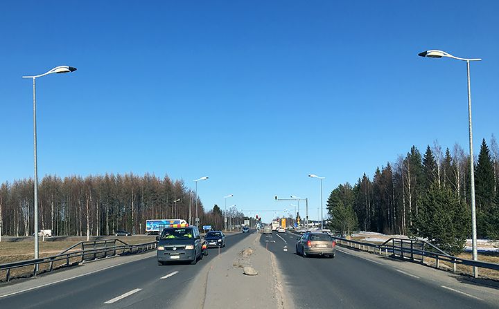 Valtatie 8, Liminka.