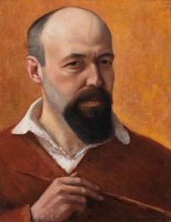 Hugo Simberg: Omakuva, 1914. Kansallisgalleria / Ateneumin taidemuseo, kokoelma Hallonblad. Kuva: Kansallisgalleria / Yehia Eweis.