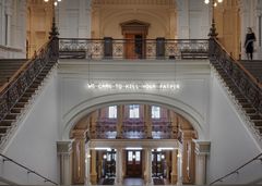 Adel Abidin: Vi kom för att döda din far (2018). Bild: Finlands Nationalgalleri / Jenni Nurminen.