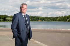 Pääministeri Antti Rinne puhui Varkaudessa tiistaina 27.8.2019 Sosialidemokraattisen eduskuntaryhmän työvaliokunnan, ministeriryhmän ja puoluejohdon kesäkokouksessa. (Kuva: Jukka-Pekka Flander)