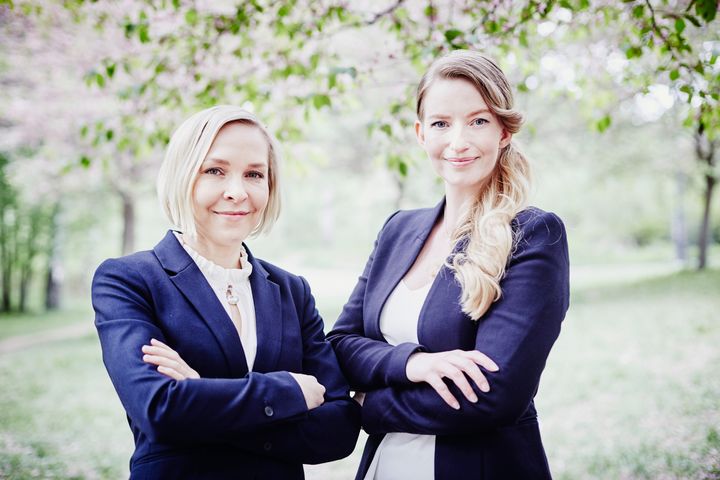 Suvi Haimi ja Laura Kyllönen. Kuva: Olga Poppius