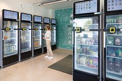 Finland´s first self-service grocery store with no cashiers opened its doors in Helsinki during the summer of 2020. Photo: Harri Töhönen.