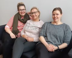 Laura Nikkanen, Anne Taskinen ja Terhi Oikari