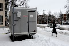 HSY:n ilmanlaadun mittausasema Vantaalla Talvikkitiellä. Kuva: HSY / Tero Pajukallio