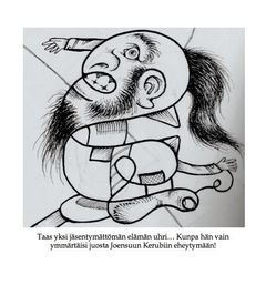Jarkko Martikainen kuvitti Joensuun Kerubin kuvaksi.
