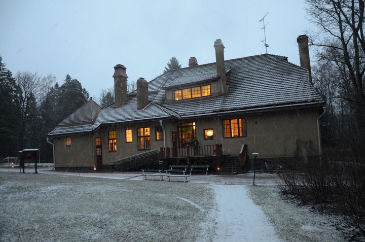 Villa Elfvik marraskuussa