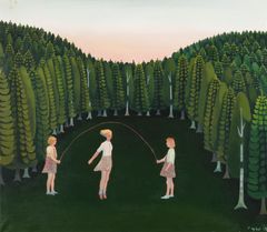 Pirkko Lepistö: Skipping Rope in Summer (1972), Finnish National Gallery / Ateneum Art Museum. Picture: Finnish National Gallery / Sakari Viika