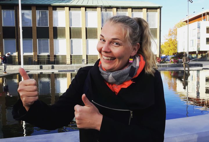 Ilmastotreenin personal climate trainerina toimi Nuppu Stenros.