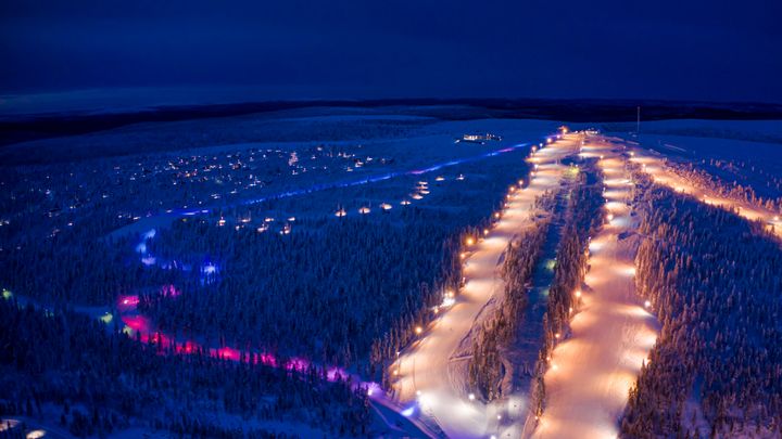 Aurora Experience, elämysten pulkkamäki. Kuva: Jaakko Posti (HANDOUT)